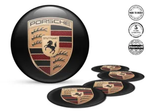 Porsche Wheel Decals Edition Racing Silicone Stickers